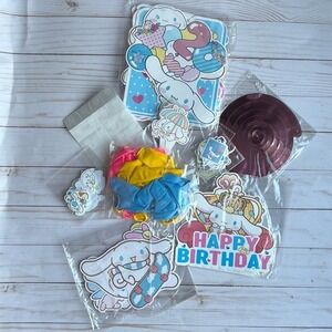 88pcs Cinnamoroll Birthday Party Favors‎ Decorations Balloons Stickers Backdrop